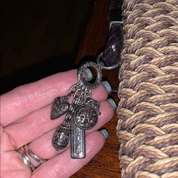 Brighton straw bag purse 9x10.5 - Picture 5 of 11